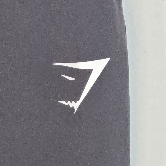 Gym Shark Mens Woven Lightweight Slim Fit Tapered Gray Leg Joggers Size Large - Picture 4 of 11